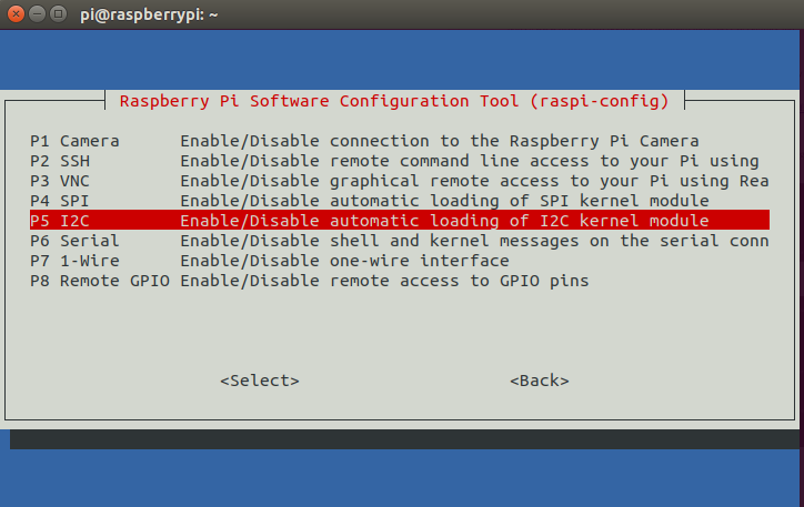 I2C auf dem Raspberry Pi aktivieren
